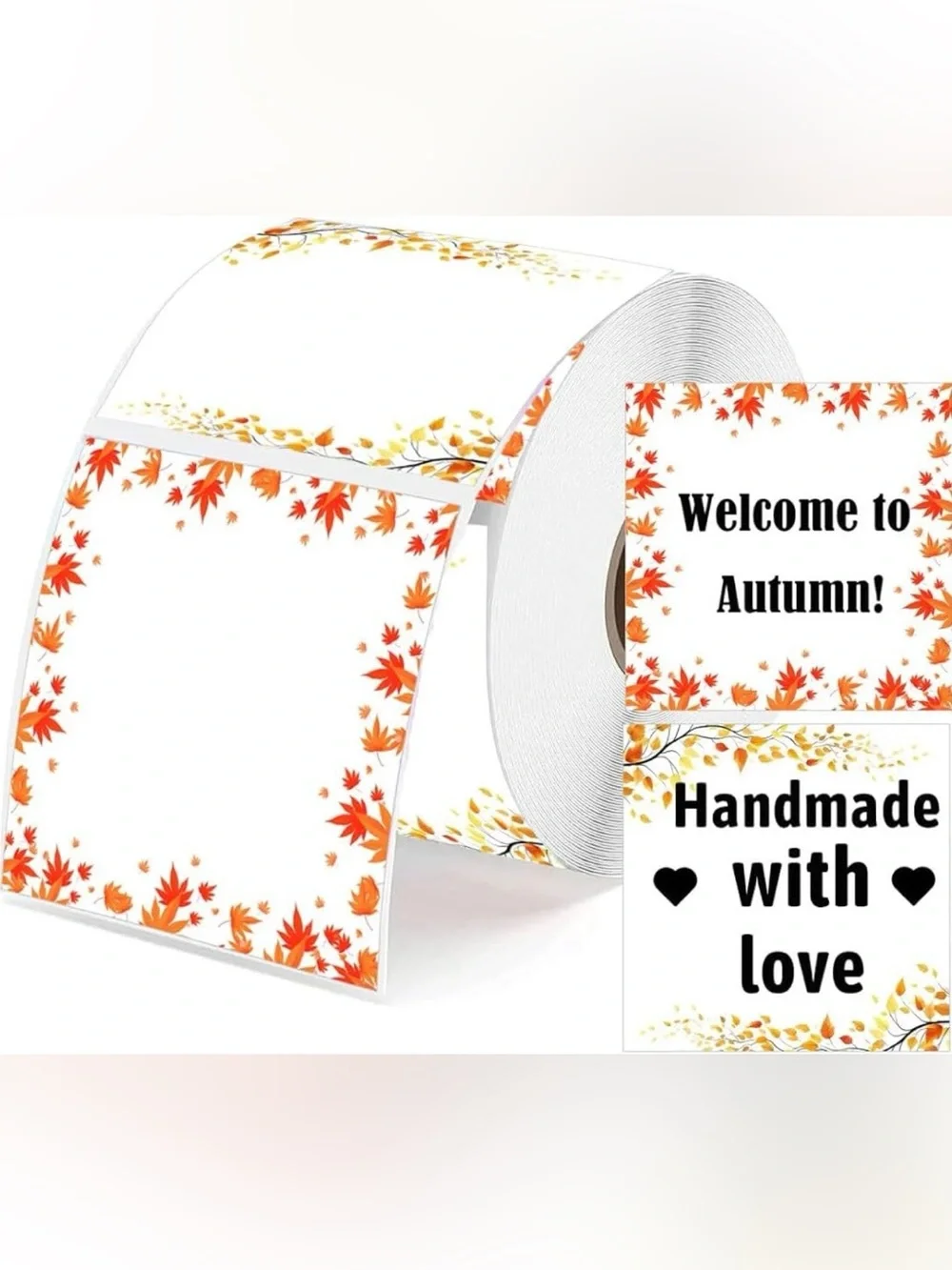 CUSTOM Fall Stickers, 2” Square - BUY NOW 50 for $7